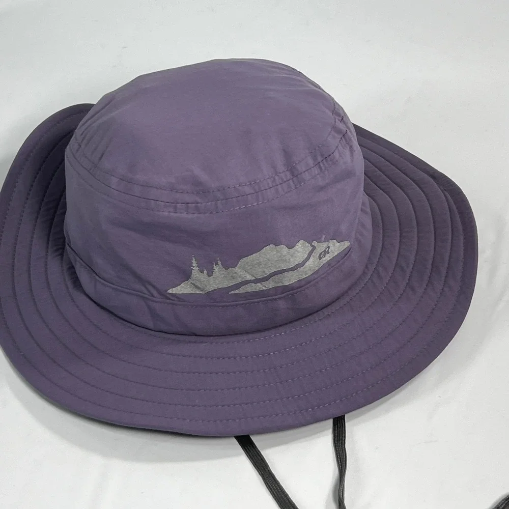 OUTDOOR RESEARCH Helios Kids Unisex Sun Hat Medium Purple Wide Brim 3-6Y UPF 30